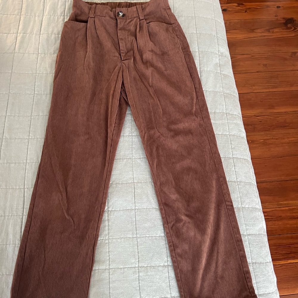 Women’s Brown/Rust Corduroy Pants